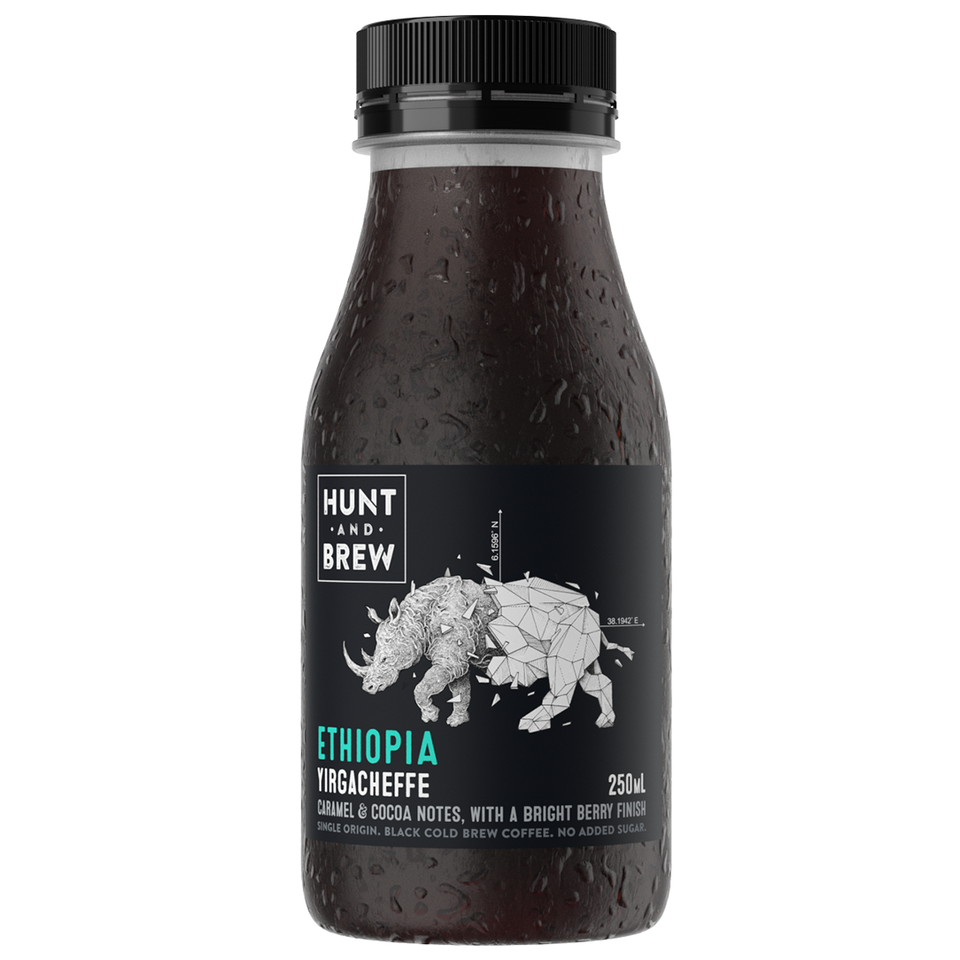ETHIOPIA COLD BREW COFFEE 250ml Hunt and Brew